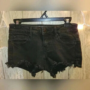 American Eagle Super Stretch Super Low Shortie Style Jean Shorts